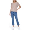 image:imageNautica Womens Crew Neck Solid Short Sleeve SweaterSandBright White