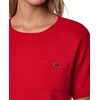 image:imageNautica Womens Crew Neck Solid Short Sleeve SweaterScarlet