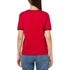 image:imageNautica Womens Crew Neck Solid Short Sleeve SweaterScarlet Sky Captain