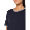 image:imageNautica Womens Crew Neck Solid Short Sleeve SweaterSky Captain Ivory