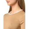 image:imageNautica Womens Crew Neck Solid Short Sleeve SweaterTanninBright White