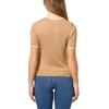 image:imageNautica Womens Crew Neck Solid Short Sleeve SweaterTanninBright White
