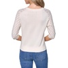 image:imageNautica Womens Crew Neck Solid Short Sleeve SweaterWhite Swan