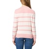 image:imageNautica Womens Crewneck Stripe Long Sleeve Crewneck SweaterBridal Rose Multi