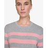 image:imageNautica Womens Crewneck Stripe Long Sleeve Crewneck SweaterMist Heather Multi