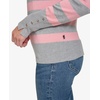 image:imageNautica Womens Crewneck Stripe Long Sleeve Crewneck SweaterMist Heather Multi