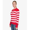 image:imageNautica Womens Crewneck Stripe Long Sleeve Crewneck SweaterRegatta Red Night Sky