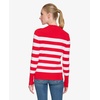 image:imageNautica Womens Crewneck Stripe Long Sleeve Crewneck SweaterRegatta Red Night Sky