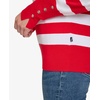 image:imageNautica Womens Crewneck Stripe Long Sleeve Crewneck SweaterRegatta Red Night Sky