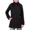 image:imageNautica Womens Faux Fur Hood Softshell JacketCaviar