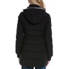 image:imageNautica Womens Faux Fur Hood Stretch Puffer JacketBlack