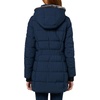 image:imageNautica Womens Faux Fur Hood Stretch Puffer JacketNavy Seas