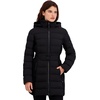 image:imageNautica Womens Flex Fit Belted Puffer JacketMidnight Black