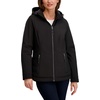 image:imageNautica Womens Lightweight Rain Jacket  Water Resistant Quilted Lining Lightweight Design Windbreaker Styling Lightweight Weather ProtectionBlack