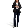 image:imageNautica Womens Lightweight Rain Jacket  Water Resistant Quilted Lining Lightweight Design Windbreaker Styling Lightweight Weather ProtectionBlack