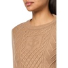 image:imageNautica Womens Long Sleeve Anchor Crewneck SweaterCamel