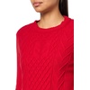 image:imageNautica Womens Long Sleeve Anchor Crewneck SweaterHaute Red