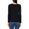 image:imageNautica Womens Long Sleeve Cable Boatneck SweaterBlack