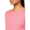 image:imageNautica Womens Long Sleeve Cable Boatneck SweaterConfetti