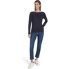 image:imageNautica Womens Long Sleeve Cable Boatneck SweaterNight Sky