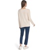image:imageNautica Womens Long Sleeve Cable Boatneck SweaterWhite Swan