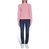 image:imageNautica Womens Long Sleeve Cable Crewneck SweaterBridal Rose