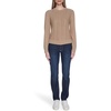 image:imageNautica Womens Long Sleeve Cable Crewneck SweaterCamel