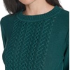image:imageNautica Womens Long Sleeve Cable Crewneck SweaterForest