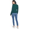 image:imageNautica Womens Long Sleeve Cable Crewneck SweaterForest