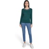 image:imageNautica Womens Long Sleeve Cable Crewneck SweaterForest Multi