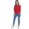 image:imageNautica Womens Long Sleeve Cable Crewneck SweaterHaute Red
