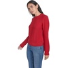 image:imageNautica Womens Long Sleeve Cable Crewneck SweaterHaute Red