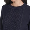 image:imageNautica Womens Long Sleeve Cable Crewneck SweaterNight Sky