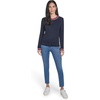 image:imageNautica Womens Long Sleeve Cable Crewneck SweaterNight Sky Multi