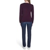 image:imageNautica Womens Long Sleeve Cable VNeck SweaterAubergine