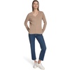 image:imageNautica Womens Long Sleeve Cable VNeck SweaterCamel