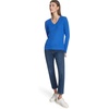 image:imageNautica Womens Long Sleeve Cable VNeck SweaterCerulean