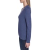 image:imageNautica Womens Long Sleeve Cable VNeck SweaterDenim Heather