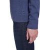 image:imageNautica Womens Long Sleeve Cable VNeck SweaterDenim Heather