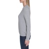 image:imageNautica Womens Long Sleeve Cable VNeck SweaterMist Heather