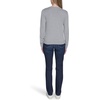 image:imageNautica Womens Long Sleeve Cable VNeck SweaterMist Heather