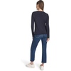 image:imageNautica Womens Long Sleeve Cable VNeck SweaterNight Sky