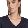 image:imageNautica Womens Long Sleeve Cable VNeck SweaterNight Sky