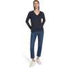 image:imageNautica Womens Long Sleeve Cable VNeck SweaterNight Sky