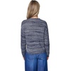 image:imageNautica Womens Long Sleeve Cable VNeck SweaterNight SkyWhite Swan