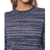 image:imageNautica Womens Long Sleeve Cable VNeck SweaterNight SkyWhite Swan
