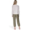 image:imageNautica Womens Long Sleeve Cable VNeck SweaterWhite Swan Multi