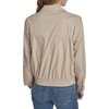 image:imageNautica Womens Long Sleeve Cotton Collared Zip Front JacketIrish Creme