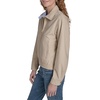 image:imageNautica Womens Long Sleeve Cotton Collared Zip Front JacketIrish Creme
