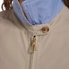 image:imageNautica Womens Long Sleeve Cotton Collared Zip Front JacketIrish Creme